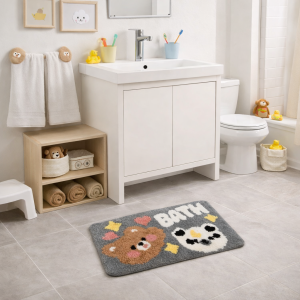 Tapete Infantil C/ Antiderrapante 40x60cm Decorativo